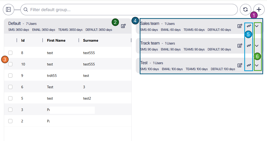 retention landing view