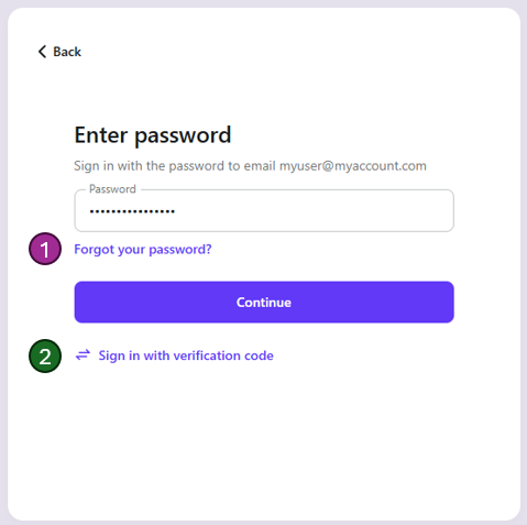 Default search screen